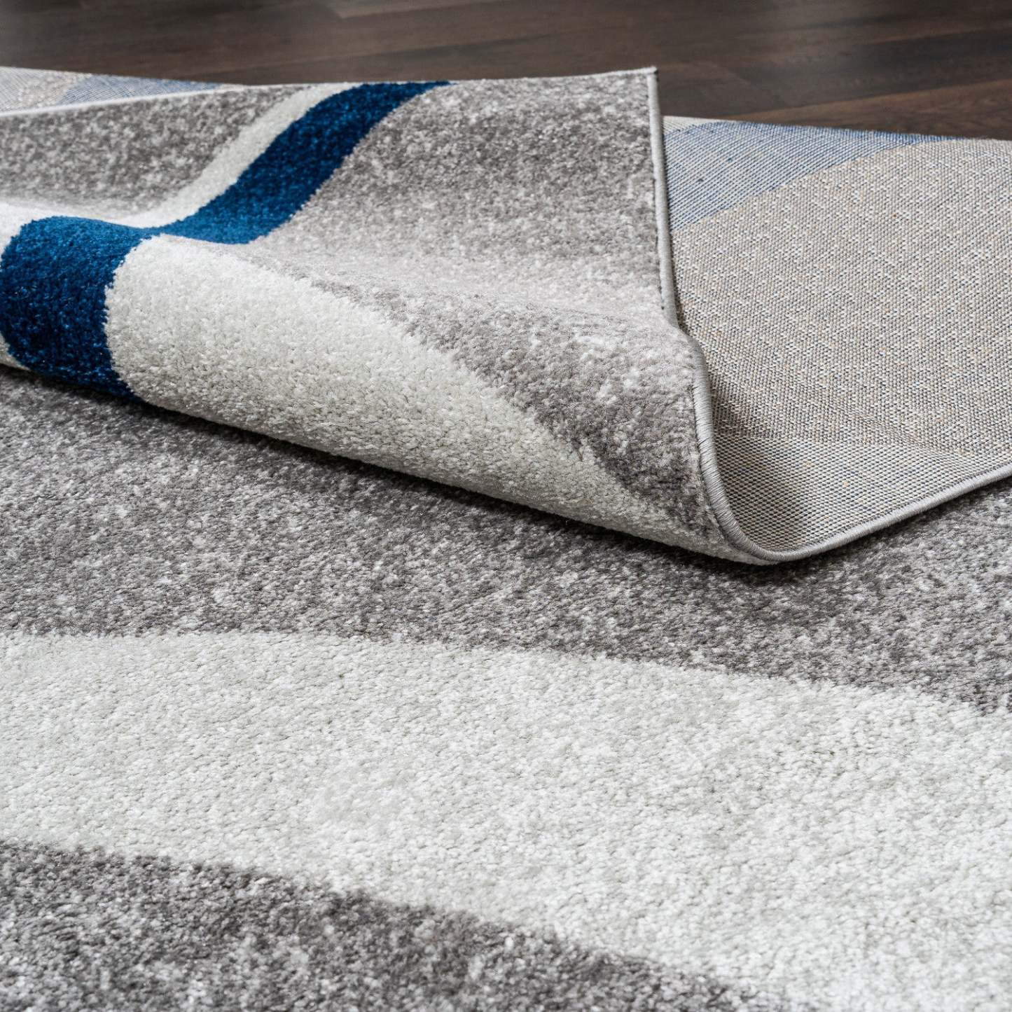 Tapis Roma Crescent bleu marine 7 x 10 | D80GLLDW