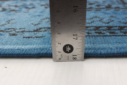 Tapis Awena Bleu 6'7 x 9'6|Carpette Awena bleue 6 pi 7 po x 9 pi 6 po|D86FKWA3