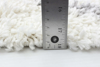 Carpette à poil long Helma Diamond crème 3 pi 11 po x 5 pi 11 po|D86F75LO