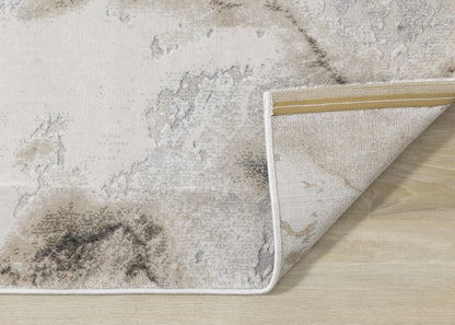 Tapis d'intérieur en marbre London - 5'3 x 7'7|Carpette London à motif marbré pour l'intérieur - 5 pi 3 po x 7 pi 7 po