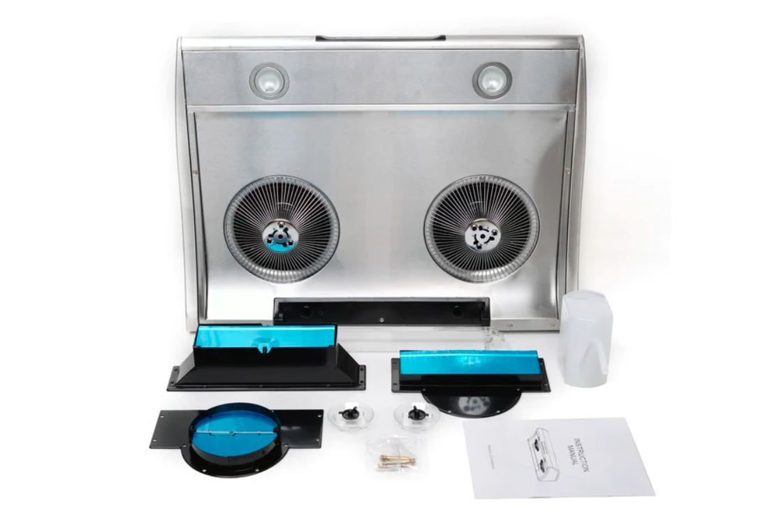 Hauslane 30 Under Cabinet Stainless Steel Range Hood - UC-C400SS-30|Hotte de cuisinière sous l'armoire Hauslane de 30 po en acier inoxydable - UC-C400SS-30