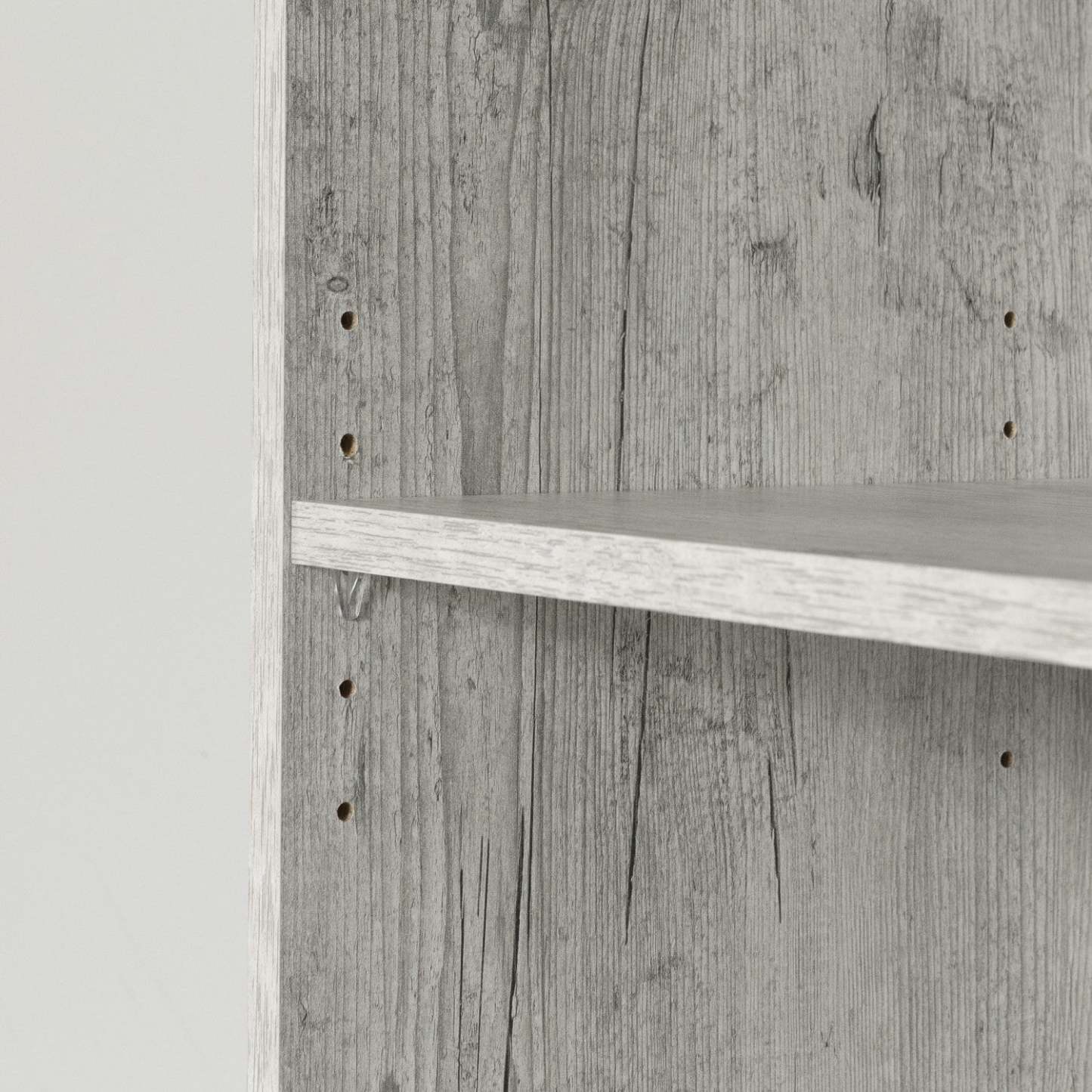 Bibliothèque étroite Axess 5 étagères - Pin bord de mer|Bibliothèque étroite Axess à 5 tablettes - pin bord de mer