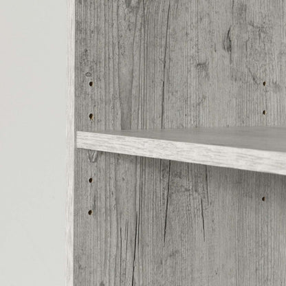 Bibliothèque étroite Axess 5 étagères - Pin bord de mer|Bibliothèque étroite Axess à 5 tablettes - pin bord de mer