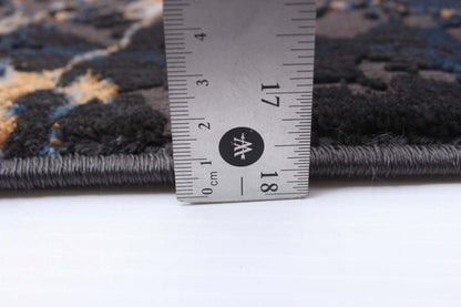 Tapis en marbre noir - 244 x 305 cm | Tapis Marble noire - 244 x 305 cm | D86FDOAD