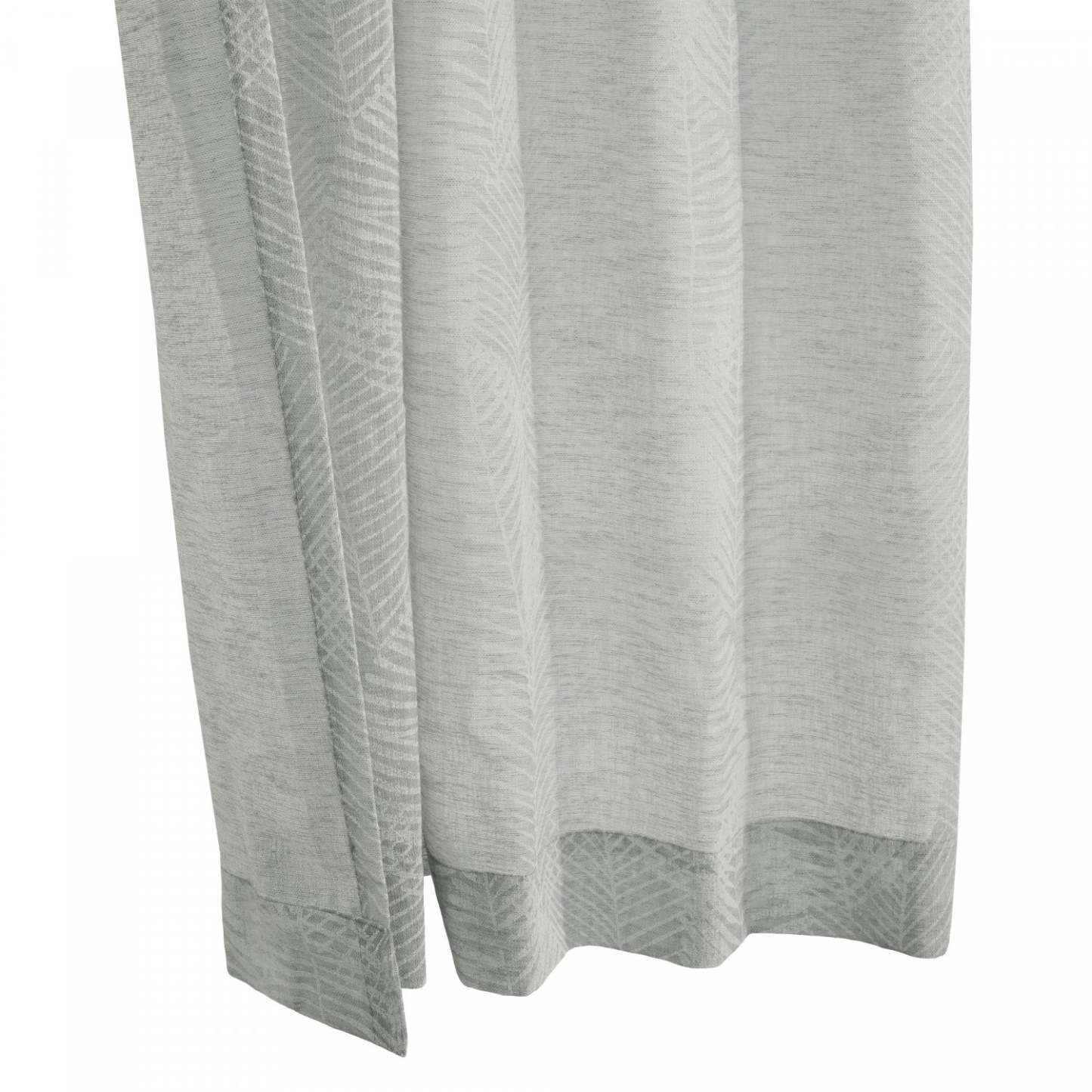 Habitat Trenton Grey Light Filtering Dual Header Curtain Panel - 52 x 95|Panneau de rideau filtrant la lumière Trenton gris à double têtes d'Habitat - 52 x 95
