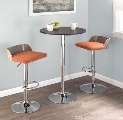 LumiSource Adjustable Contemporary Bar Dining Pub Table - Black|Table de bar, salle à manger ou pub contemporaine réglable - noire