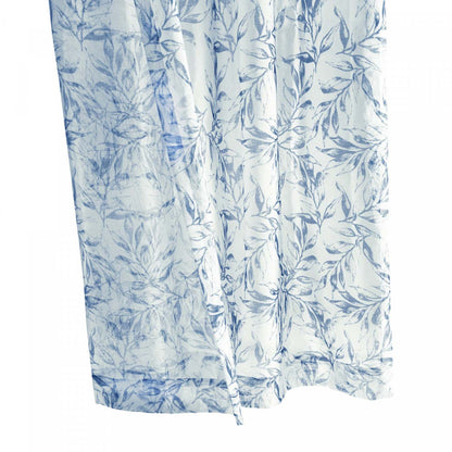 Panneau de rideau filtrant la lumière à œillets Jenny indigo d'Habitat - 52 x 84|Habitat Jenny Indigo Light Filtering Grommet Curtain Panel - 52 x 84