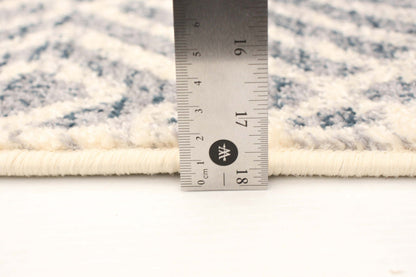 Tapis Electra Silver-Prol - 7'10 x 10'2|Carpette Electra argent-couleur pétrole - 7 pi 10 pox 10 pi 2 po| D2BEUJO2