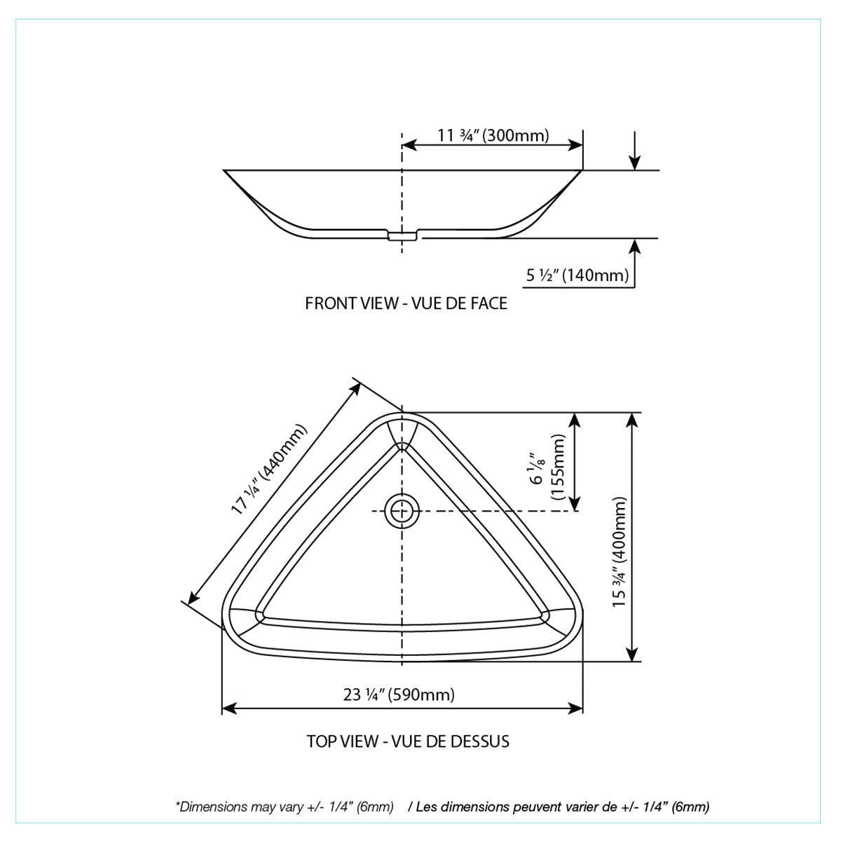 Shawny Bathroom Sink|Lavabo de salle de bain Shawny