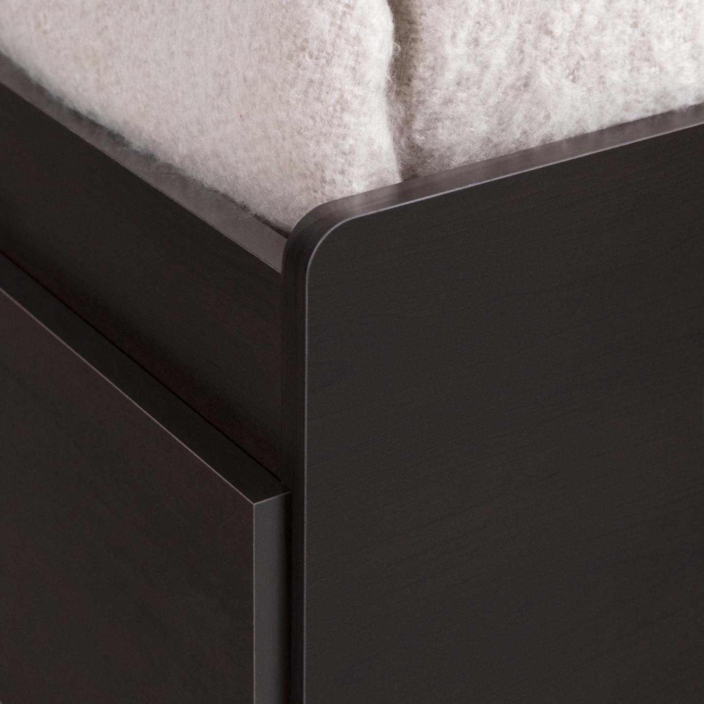 Lit coffre Spark Mate à 3 tiroirs - Chocolat | Spark Lit Matelot 3 Tiroirs - Chocolat