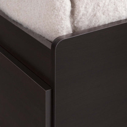 Lit coffre Spark Mate à 3 tiroirs - Chocolat | Spark Lit Matelot 3 Tiroirs - Chocolat