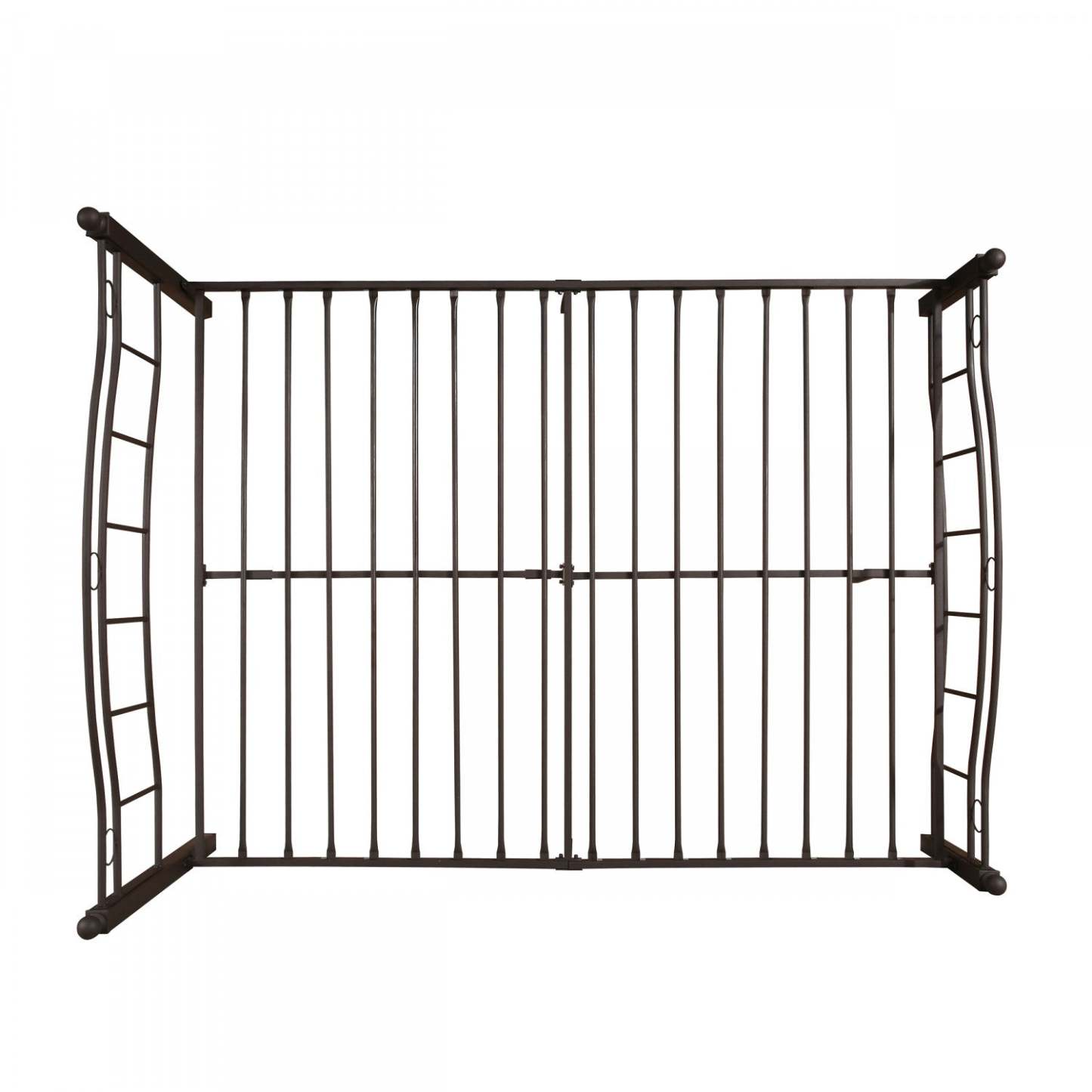 Cadre de lit en métal Jackson avec rangement sous le lit, lit King en cuivre | Jackson Cadre De Lit En Metal Avec Rangement Sous Le Lit, Cuivre