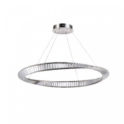 Stella 65 W LED Satin Nickel Pendant|Luminaire suspendu Stella nickel satiné à DEL de 65 W|D06HR7KX
