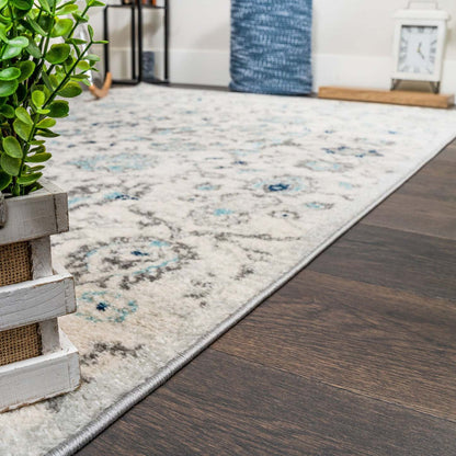 Tapis Roma Paradise bleu 7 x 10 | D80GUHFA