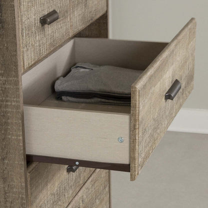Commode Versa à 5 tiroirs - Chêne patiné | Commode Versa 5 Tiroirs - Chêne Vieilli