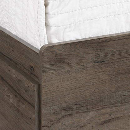 Lit simple Hazen Mates - Chêne d'automne | D83GRSY5