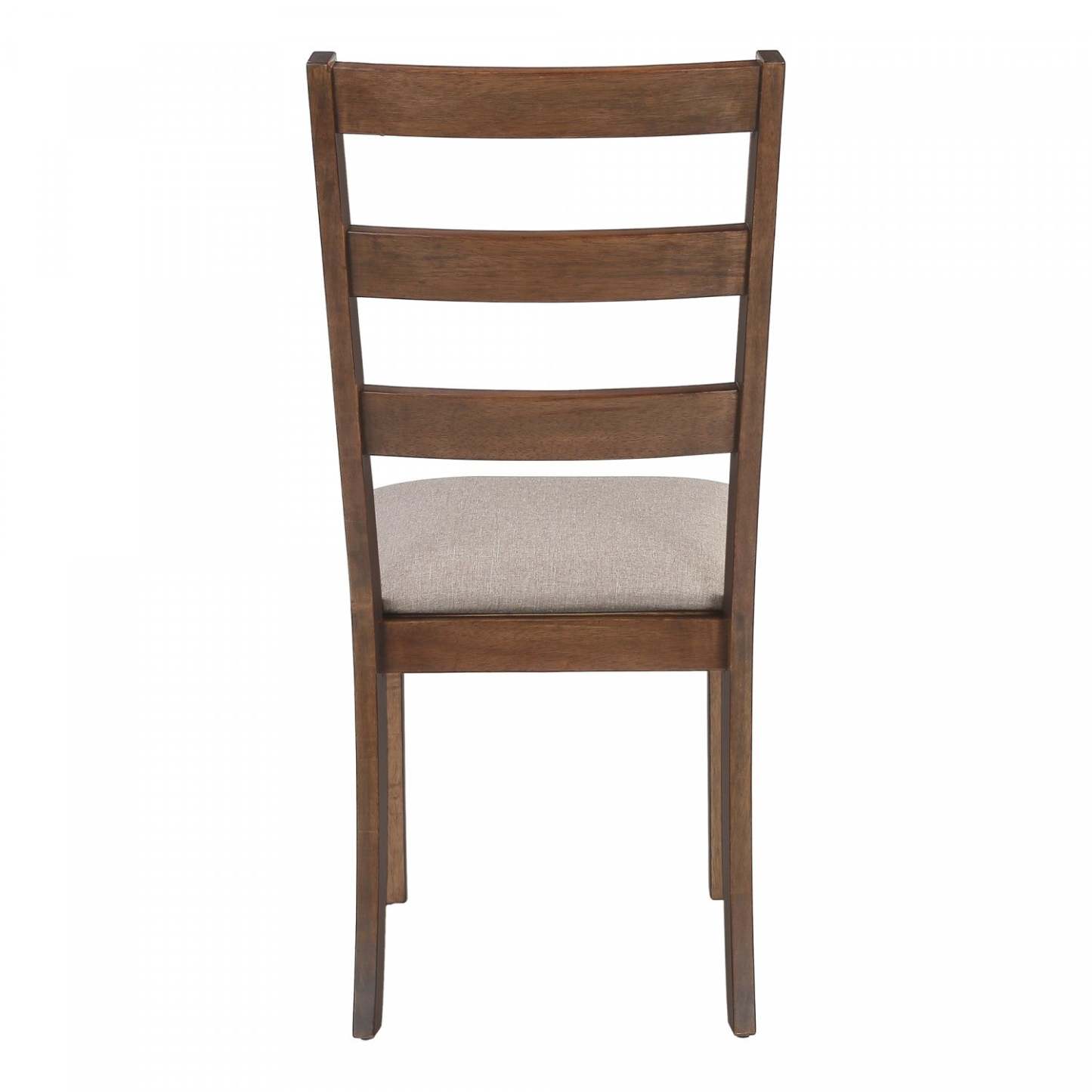 Dining Chair Set of 2 Kitchen Dining Room Brown Fabric Walnut Wood Legs Transitional|Ensemble de 2 chaises de salle à manger de style transitionnel avec tissu brun et pattes en bois noyer pour la cuisine et la salle à manger