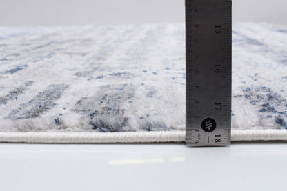 Tapis Trudel Bleu - 3'11 X 5'7 |Carpette Trudel bleue - 3 pi 11 po x 5 pi 7 po