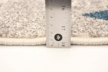 Raja Ivory-Blue Area Rug - 5'3 x 7'3|Carpette Raja ivoire-bleu - 5 pi 3 po x 7 pi 3 po| D29UG3ZQ