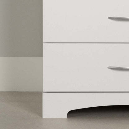 Commode 6 tiroirs Step One - Blanc pur | Commode 6 tiroirs Step One - Blanc massif