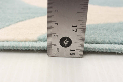 Aliya Aqua 3'11 x 5'7 Area Rug|Carpette Aliya turquoise 3 pi 11 po x 5 pi 7 po|D86FQKFN