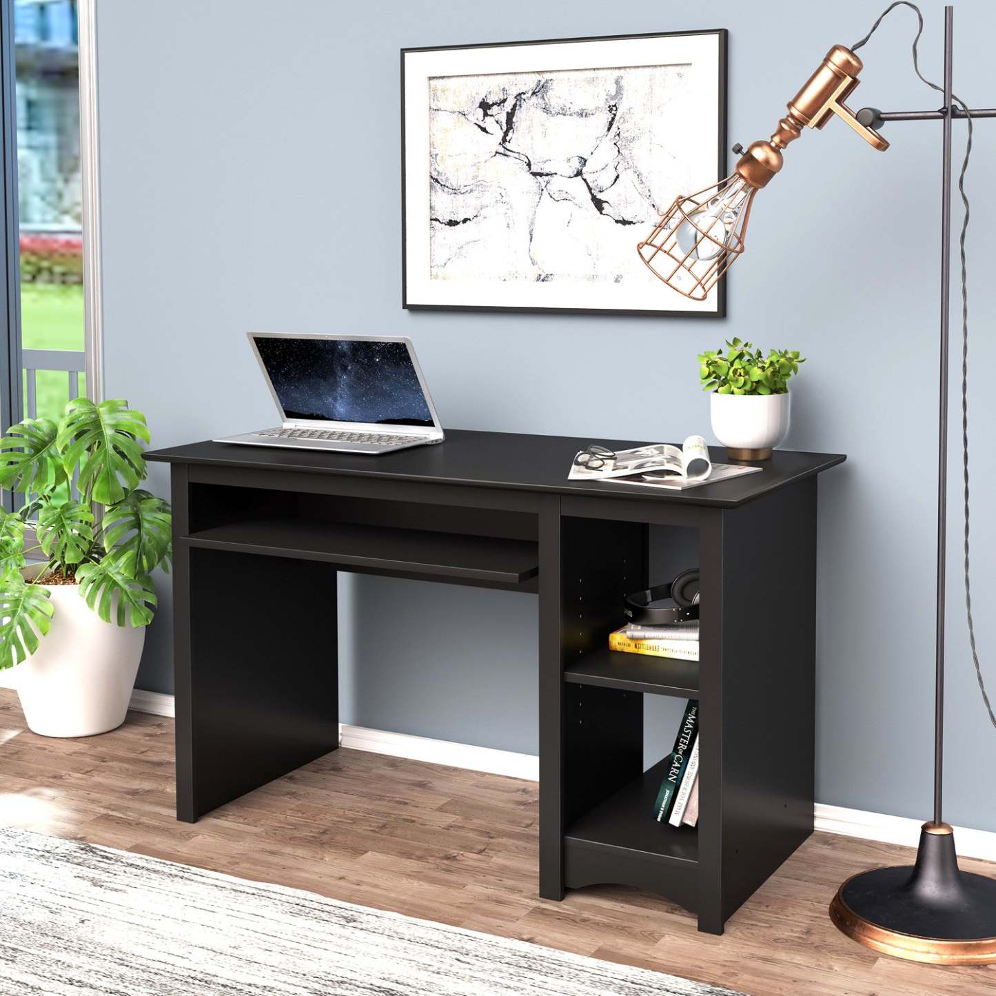 Bureau d'ordinateur - Noir|Bureau d'ordinateur - noir