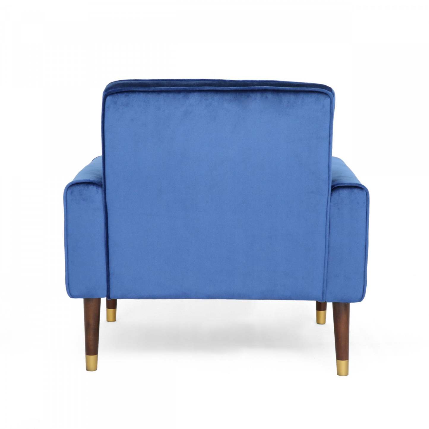 Henley Fauteuil d'appoint moderne avec dossier capitonné, revêtement en polyester, fauteuil d'appoint bleu | Henley Fauteuil D'appoint Moderne Avec Dossier Capitonne, Revetement En Polyester, Bleu