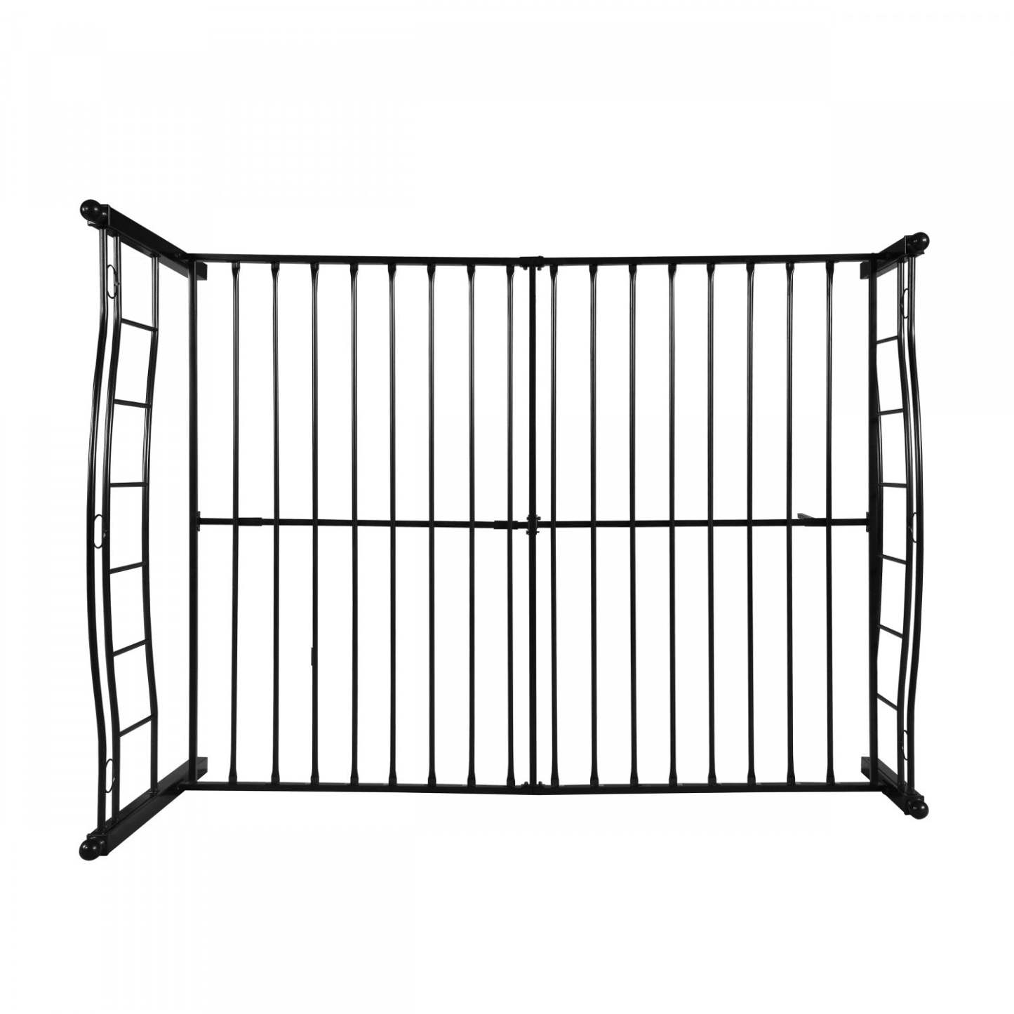 Cadre de lit en métal Jackson avec rangement sous le lit, lit King noir | Jackson Cadre De Lit En Metal Avec Rangement Sous Le Lit, Noir