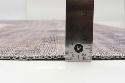 Carpette Kashkuli grise 7 pi 10 po x 10 pi 0 po