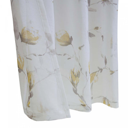 Habitat Symphony Yellow Sheer Grommet Curtain Panel - 52 x 95|Panneau de rideau transparent à œillets Symphonie jaune d'Habitat - 52 x 95