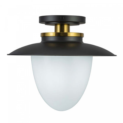 Dahlia 1 Lumière Suspension 15, Lampe Noire | Suspension A 1 lampe Dahlia De 15 po, Noire