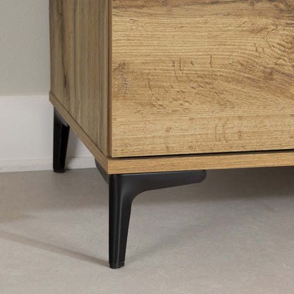 Musano 2-Drawer Nightstand - Chêne Nordik|Table de nuit Musano à 2 tiroirs - chêne nordique