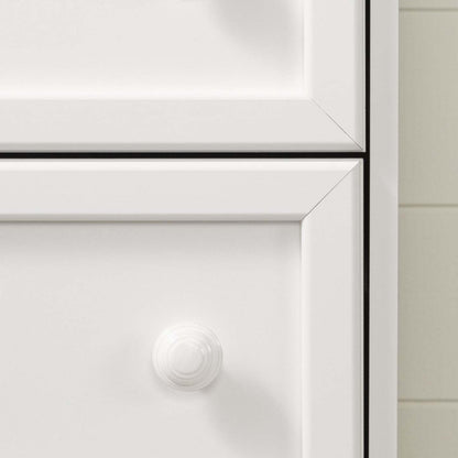 Commode Savannah à 4 tiroirs - Blanc pur | Commode Savannah 4 Tiroirs - Blanc Solide