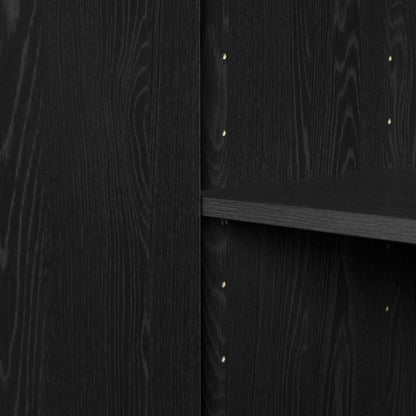 Armoire de rangement Oxford 2 portes - Chêne noir |Armoire de rangement Oxford à 2 portes - chêne noir