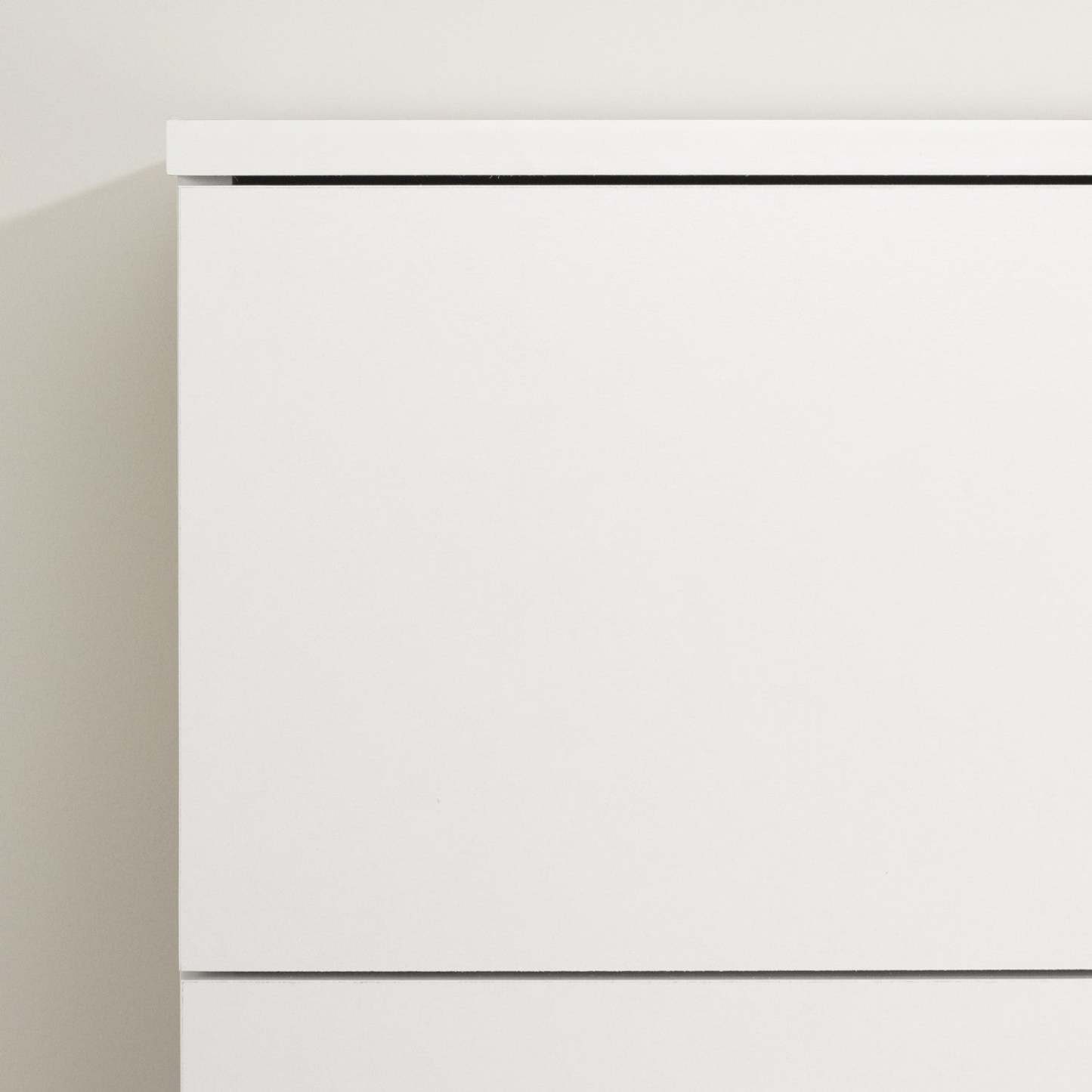 Commode à 6 tiroirs Cavalleri - Blanc Pur | Commode Cavalleri 6 Tiroirs - Blanc Solide