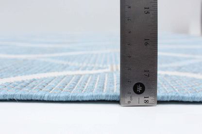 Tapis Neisha Abstract bleu clair 201,8 x 290,9 cm | D86FPGR7