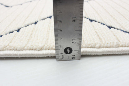 Tapis Kimi Bleu-Ivoire 2'8 x 4'11|Carpette Kimi bleueivoire 2 pi 8 po x 4 pi 11 po|D86FDJ64