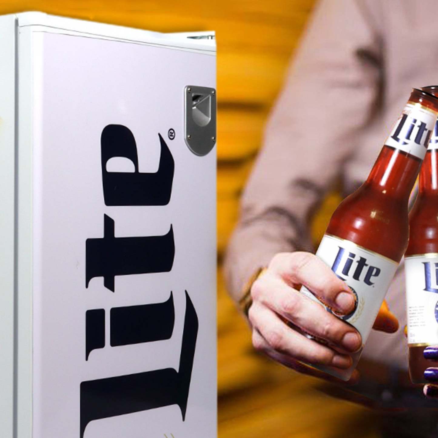 Réfrigérateur compact à compresseur Miller Lite 90 litres|Réfrigérateur compact à compresseur Miller Lite de 90 litres