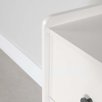 Bebble Nightstand - Soft Grey/White|Table de nuit Bebble - gris clair et blanc