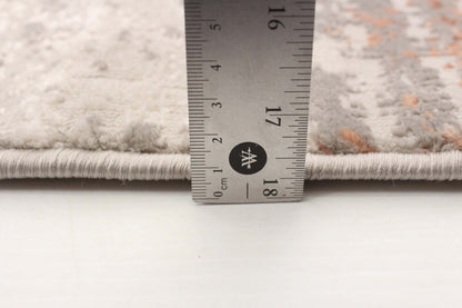 Tapis Diana gris clair 6'7 x 9'6