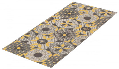 Bellezza Grey 2'2 x 5'0 Area Rug - S of 2|Carpette Bellezza grise 2 pi 2 po x 5 pi 0 po - Ensemble de 2|D21N002S