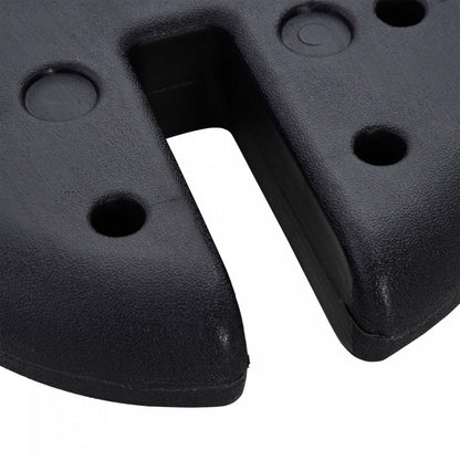 Outsunny Lot De 4 Plaques De Poids Pour Auvent De Tente De Fête Gazebo Pop Up Tente Ancre Base Poids