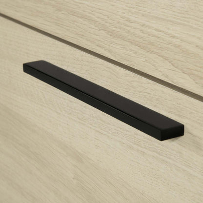 Commode à 5 tiroirs Step One Essential - Chêne blanchi | Commode verticale Step One Essential à 5 ​​tiroirs - chêne blanc