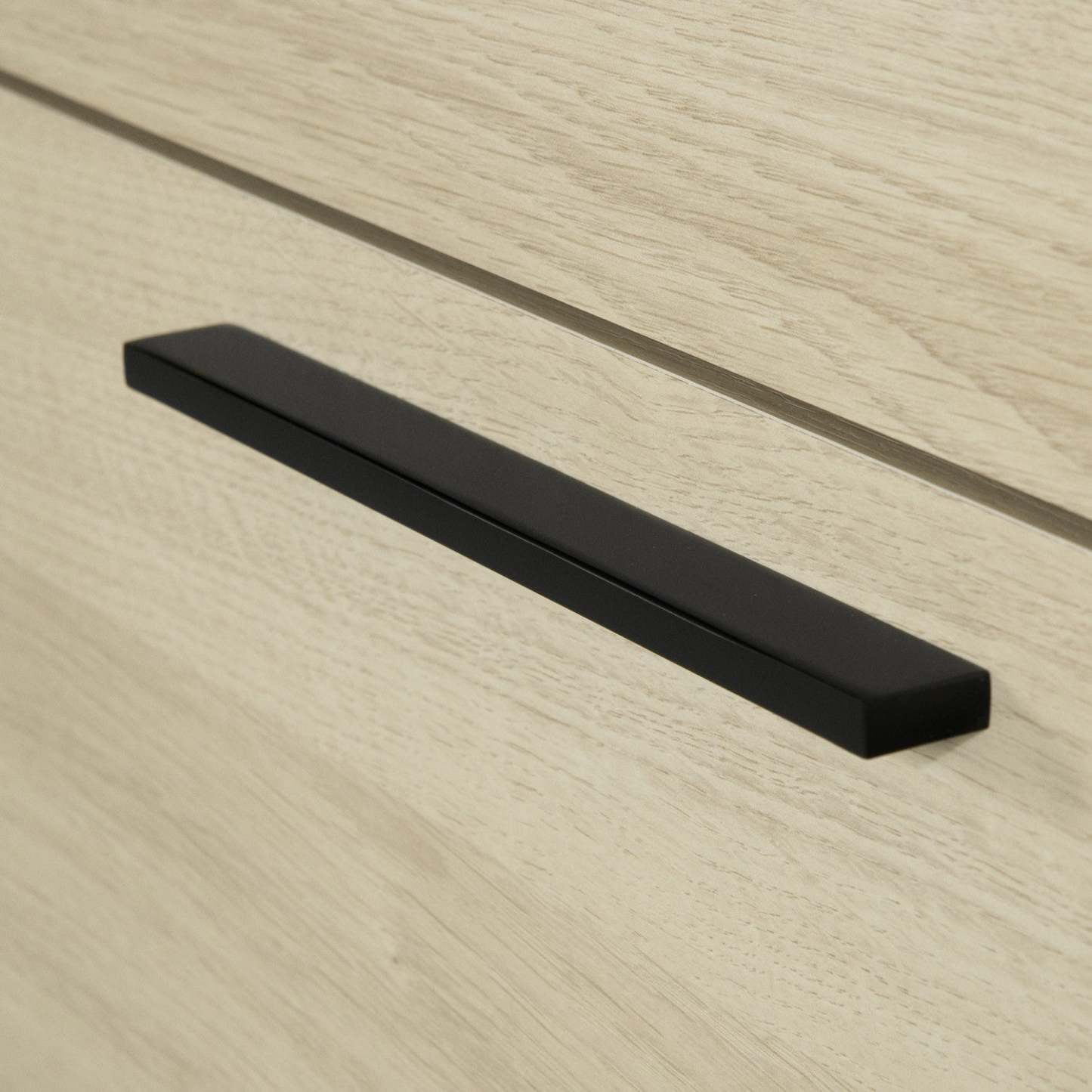 Table de nuit à 2 tiroirs Step One Essential - Chêne blanchi | Table de nuit Step One Essential à 2 tiroirs - chêne blanc