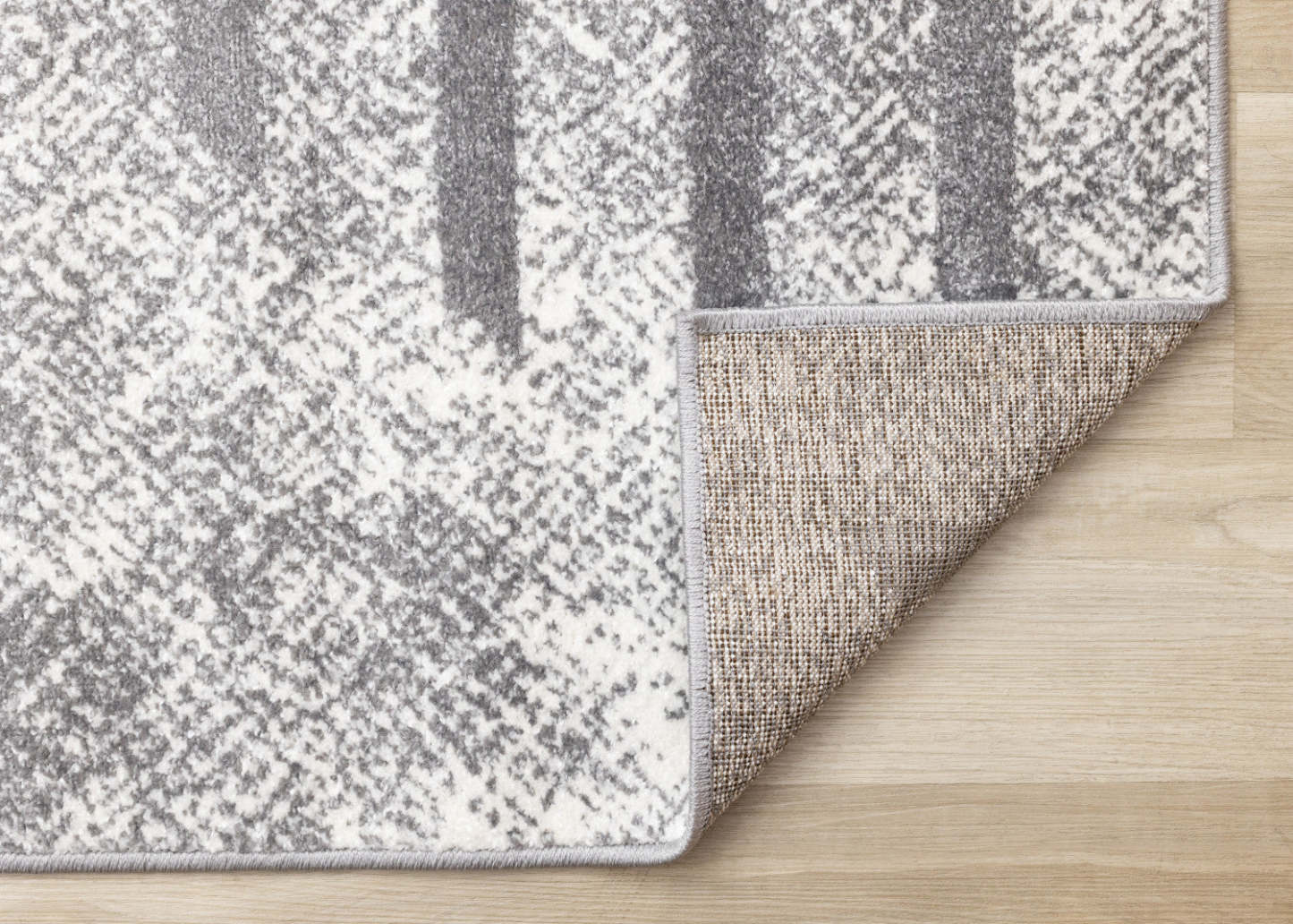Carpette Covington à motifs de lignes géométriques vieillies pour l'intérieur - 7 pi 10 po x 10 pi 6 po