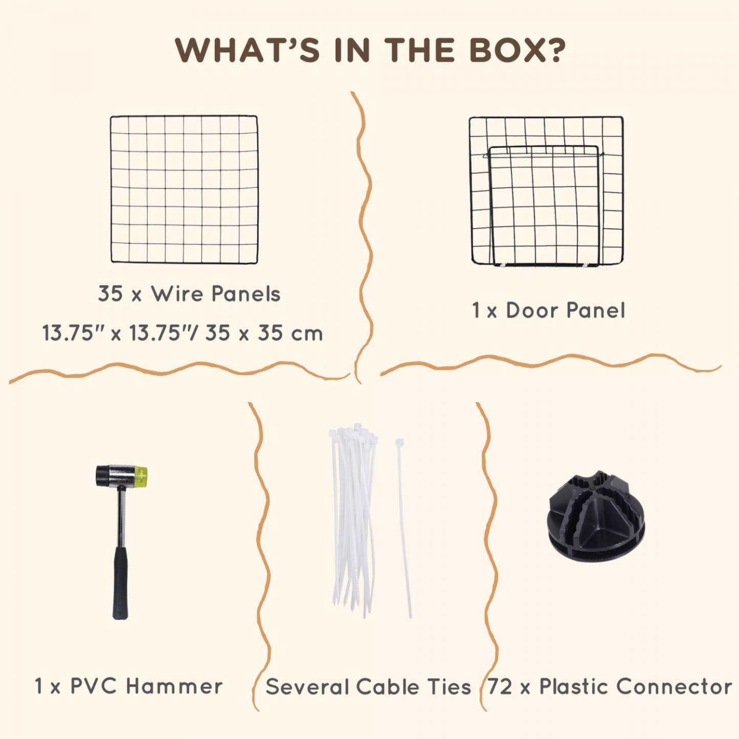 Pawhut 36 Pcs Metal Mesh Pet Playpen Portable DIY Small Animal Cage House Kennel Crate Clôture Avec Ma|Cage Parc Enclos Pour Animaux Domestiques L 146 XL 73 XH 73 Cm Modulable 2 Niveaux 36 Panneaux Bor