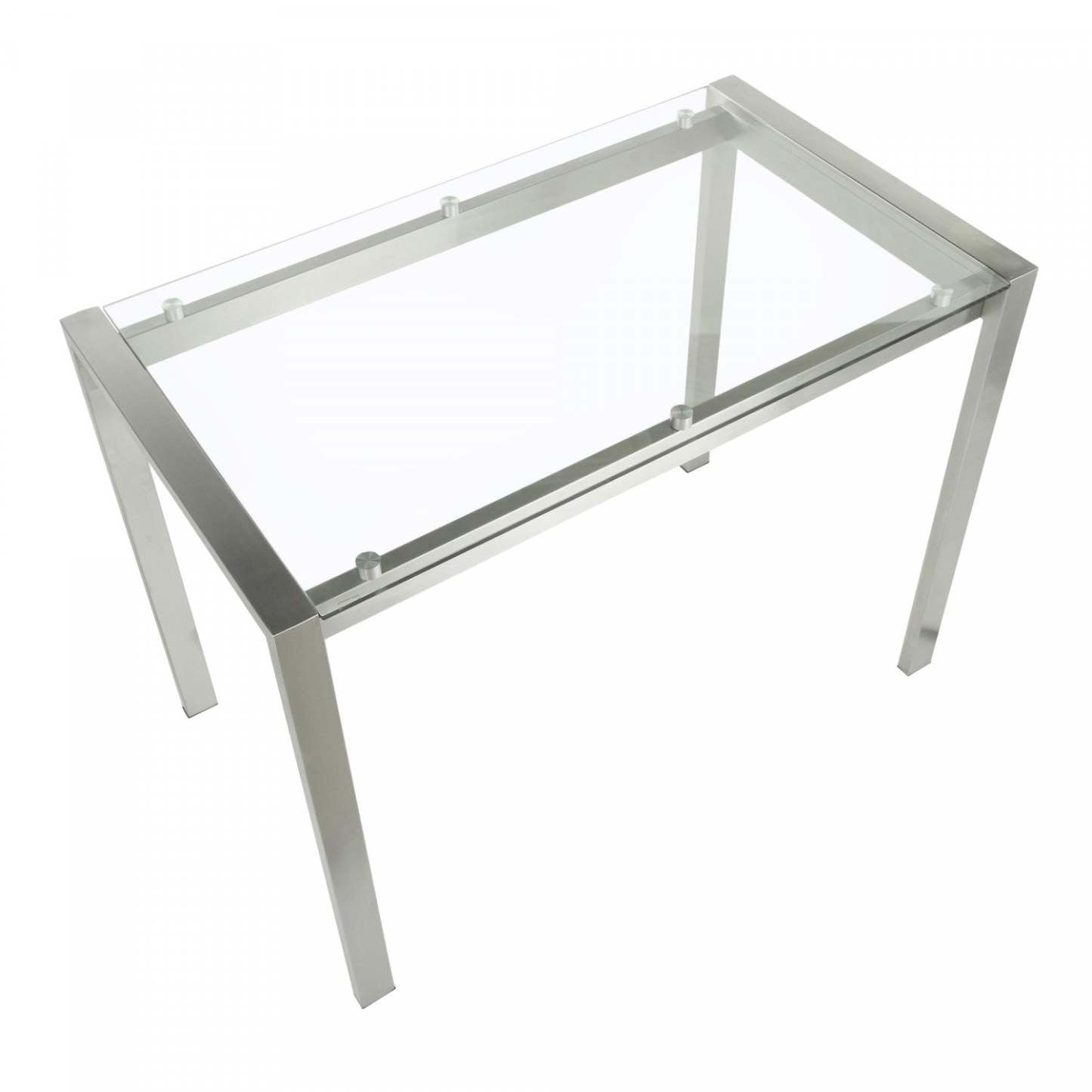LumiSource Fuji Glass Contemporary Counter-Height Dining Table|Table de salle à manger contemporaine Fuji de hauteur comptoir en verre