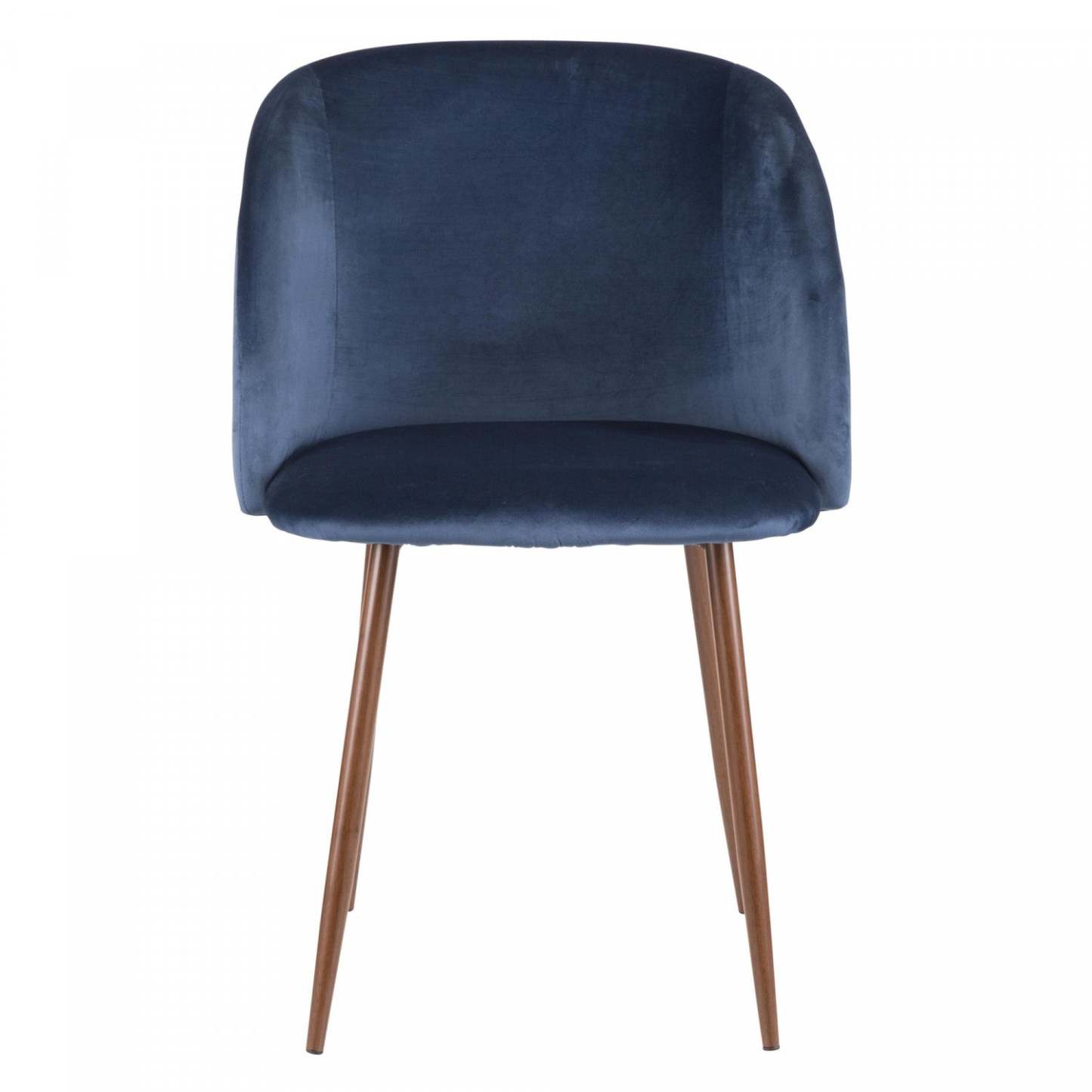 LumiSourceFran Blue Velvet Contemporary Dining Chair - Set of 2|Chaise de salle à manger contemporaine Fran en velours bleu - ensemble de 2