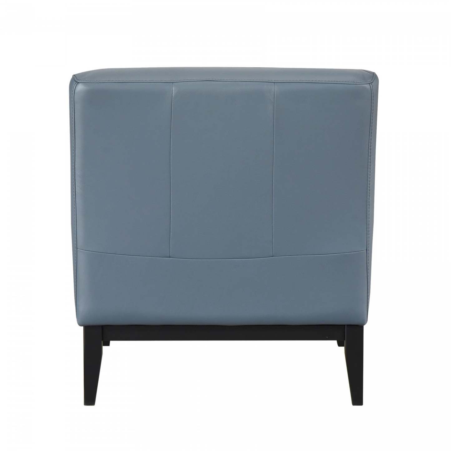 Fauteuil d'appoint Murdock en cuir bleu | Fauteuil D'appoint Murdock En Cuir Bleu