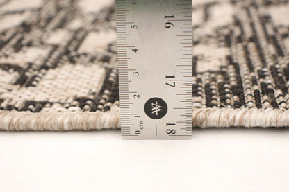 Tapis Sadie Safari Argent-Noir - 3'11 x 5'7|Carpette Sadie Safari argent-noir - 3 pi 11 pox 5 pi 7 po| D2A5IHPC